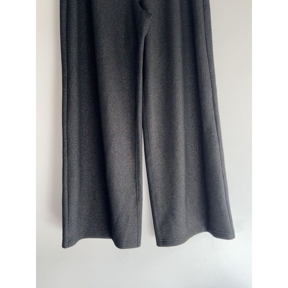Spanx Air Essentials Wide Leg Shimmer Metallic Pull On Comfort Soft Size Large - Picture 5 of 16